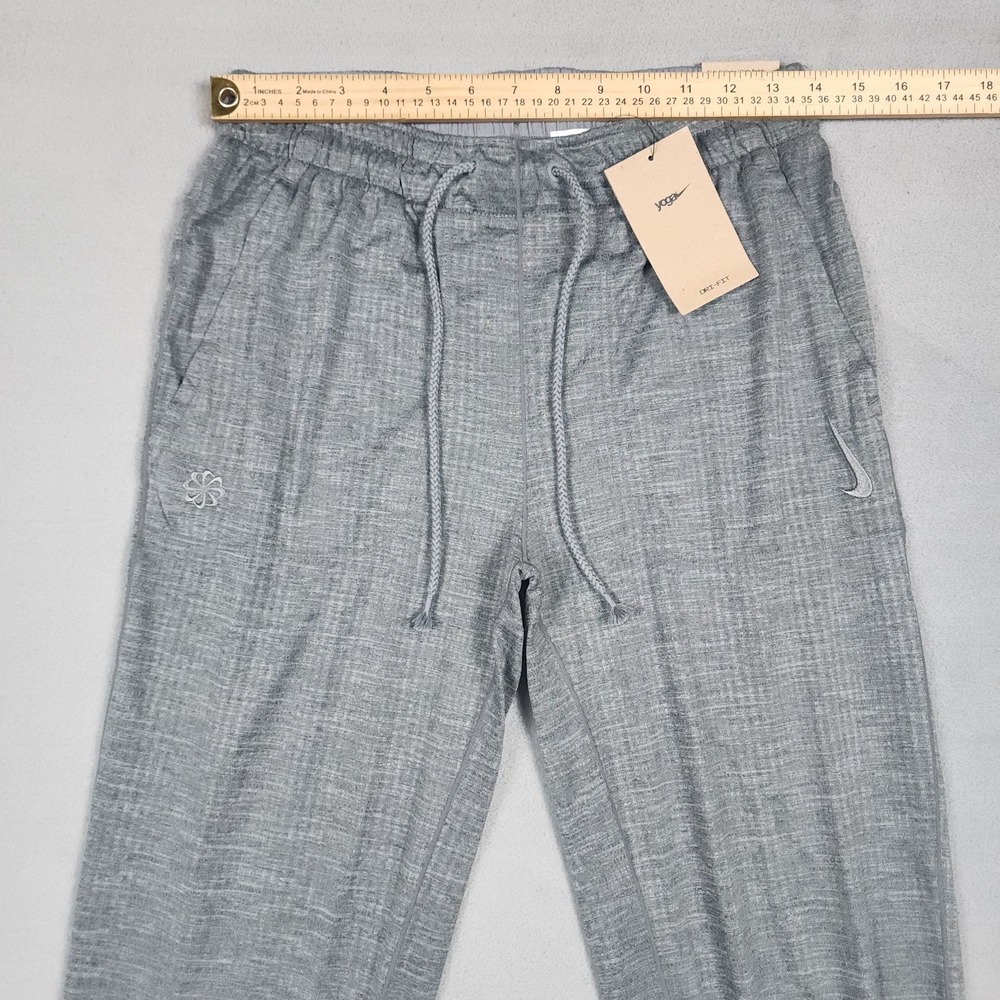 Nike Yoga Jogger Pants Mens Size S Gray Training Sweatpants Cuffed NWT - Picture 4 of 6